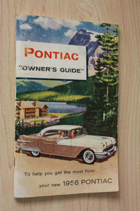 1956 pontiac owners guide, 64 pages