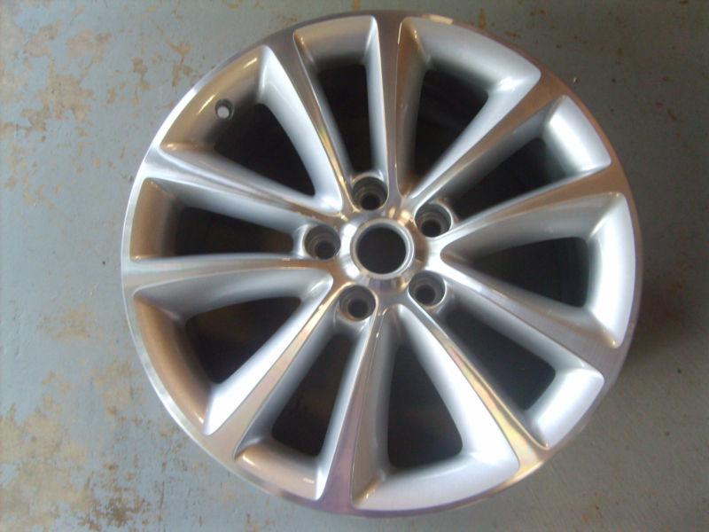 2012-2013 buick verano wheel, 18x8, 10 spoke machined/silver