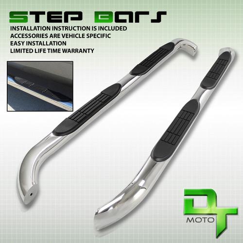 07-12 jeep compass 3" t-304 stainless steel side step nerf bar running board