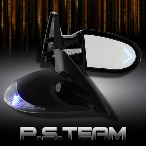 02-06 nissan altima manual side mirror w/built-in blue led signal arrow+bracket