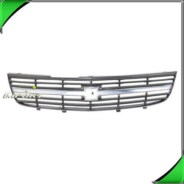 Front grille chrome molding frame gm1200428 painted black grid 2000-2005 impala