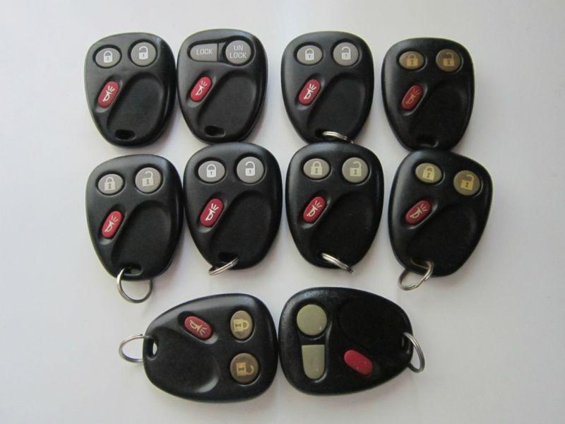 Keyless remotes lot of 10