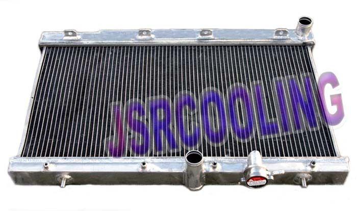 2 row aluminum performance radiator fit for 2003-2006 subaru baja 2.5l mt new