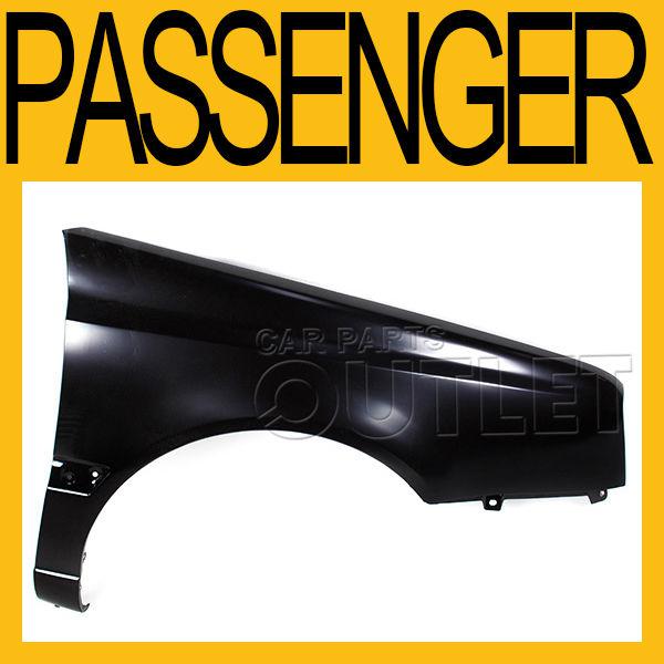 1993-1996 volkswagen jetta golf right front fender primered black wo side lamp r