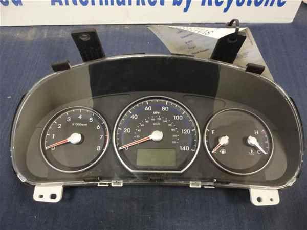 10-12 santa fe at speedometer head cluster oem lkq