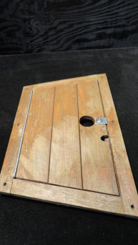  teak locker wood hatch cover/storage door for boat/marine use  (tk32)
