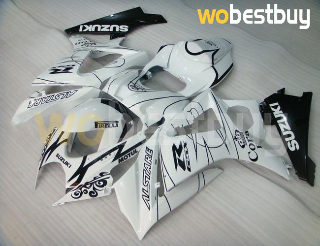 Injection body kit fairing for suzuki gsxr1000 gsxr 1000 k7 2007 2008 07 08 yb9