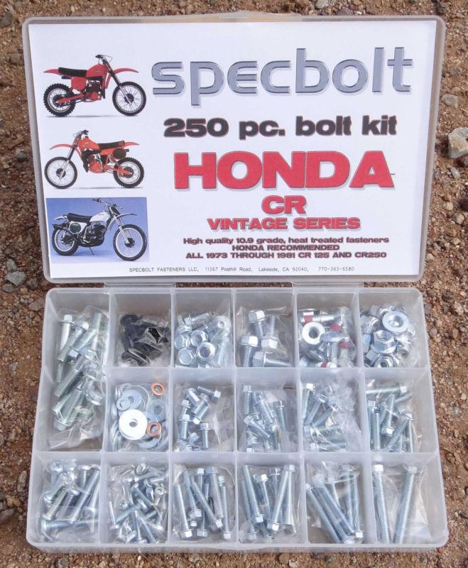 250pc honda elsinore bolt kit cr 125 250 mr mt vintage cr125 cr250 mant restore