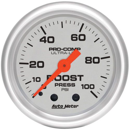 Auto meter 4306 ultra-lite; mechanical boost gauge