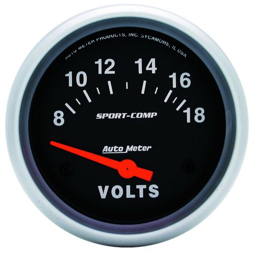 Auto meter 3592 sport-comp; electric voltmeter gauge