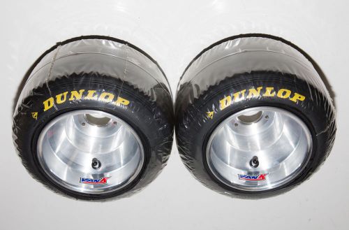 New dunlop racing go kart tires &amp; new vank pzero wheels