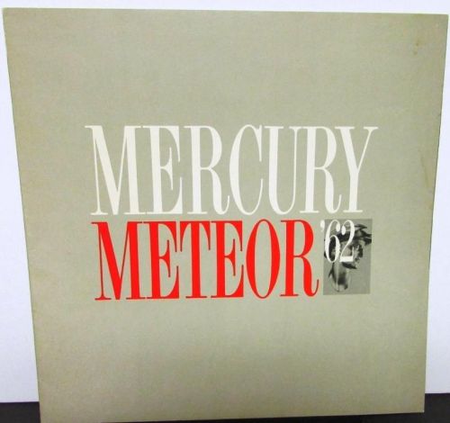 1962 mercury dealer prestige sales brochure meteor rare