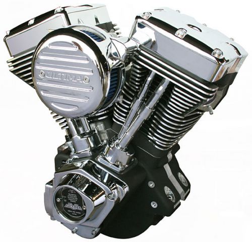 Ultima el bruto complete 107ci black evolution engine for harley 1984-1999