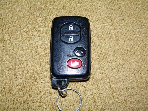 Preowned hyq14aab  4 button toyota key fob smart key keyless entry 14aab