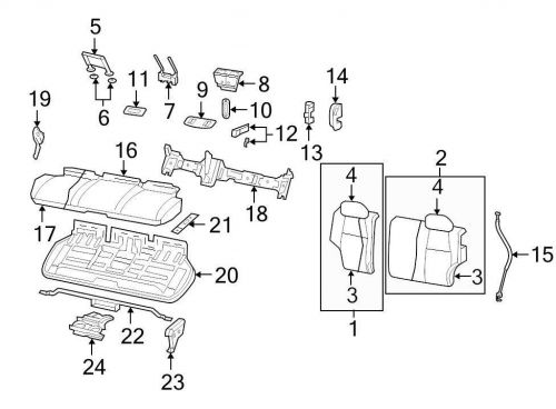 Chrysler oem jeep seat latch cover 1bg57zj8aa image 14