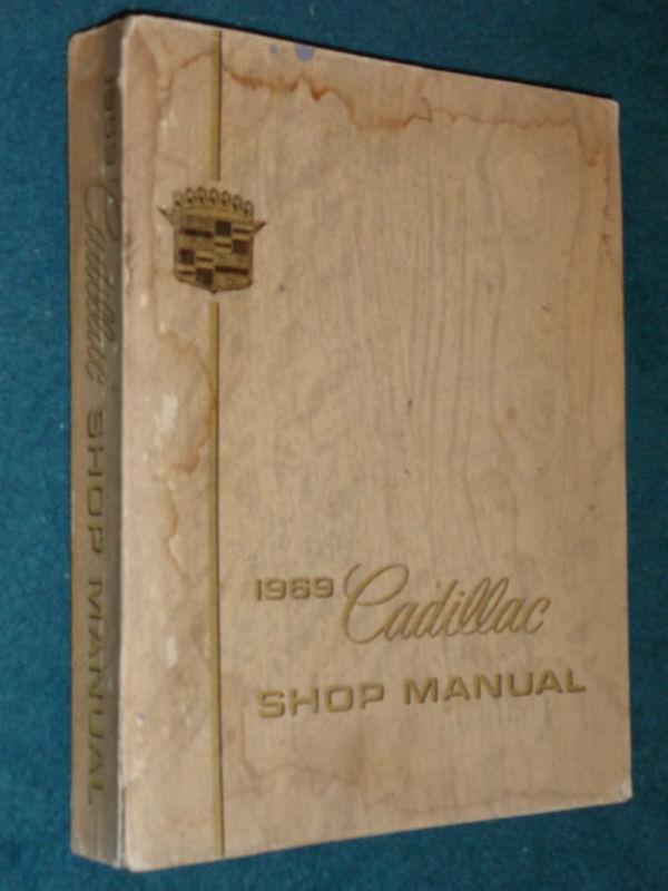 1969 cadillac shop manual / shop book / original!!