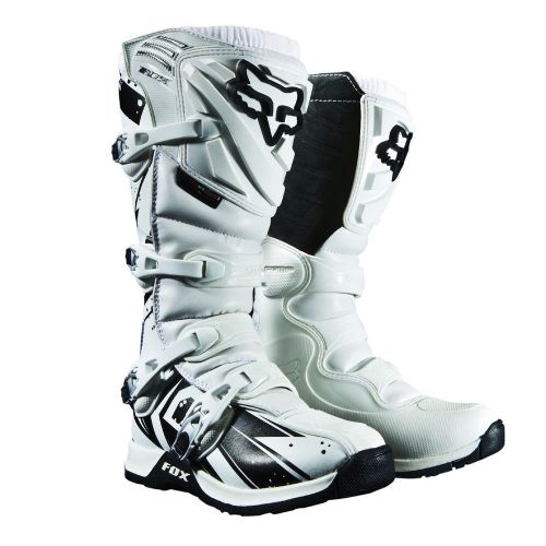 Fox racing mens white comp 5 undertow dirt bike boots mx atv 2015