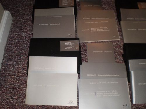 20 piece lexus bmw land rover acura mercedes nissan subaru owners manual lot