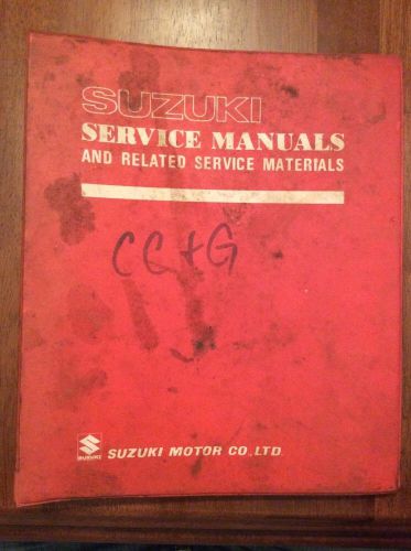 Suzuki oem service repair manual gs1000 1980 &amp; supplements gs1100