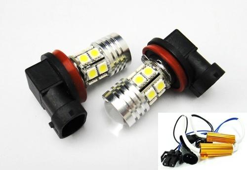 2x error free h11 h8 cree q5 7w led fog daytime running light drl headlight bulb