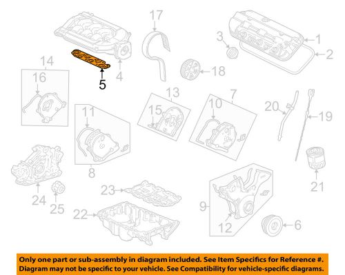 Honda oem-engine intake manifold gasket 17105p8aa01