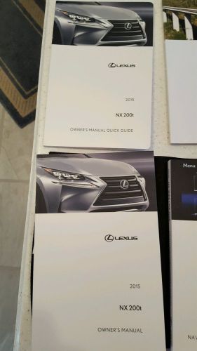 Lexus 2015 nx200t owners manual