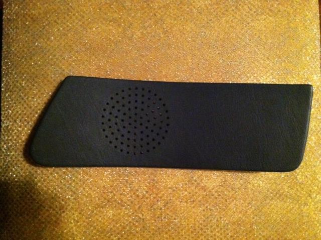 Bmw e30 convertible 89-92 vert passanger side rear speaker panel insert navy 