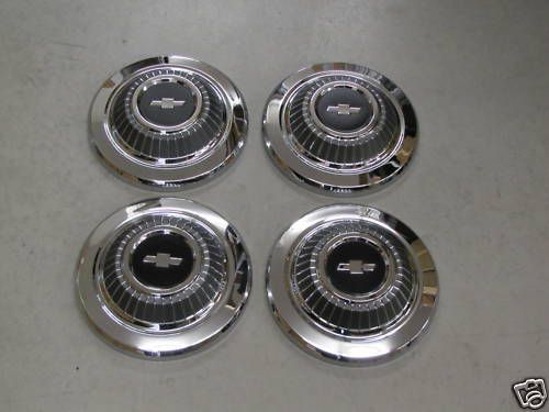 1966 chevrolet chevelle ss dogdish hubcap set