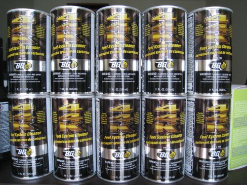 Lot of 10 bg products 44k 44 k fuel system cleaner cans!!