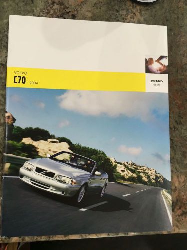 2004 volvo c70 sales brochure