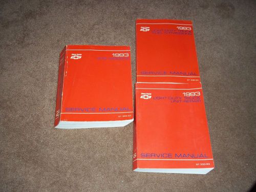 1993 s-10 chevrolet maintenance manuals