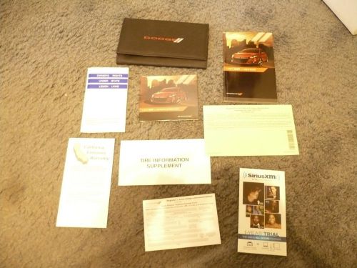 2014 dodge dart user guide no reserve!!!!! free shipping!!!!!