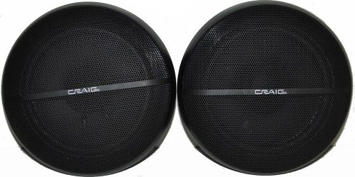 Pair of craig powerplay car stereo surface mount speakers sg311 / 20 watts 7 in.