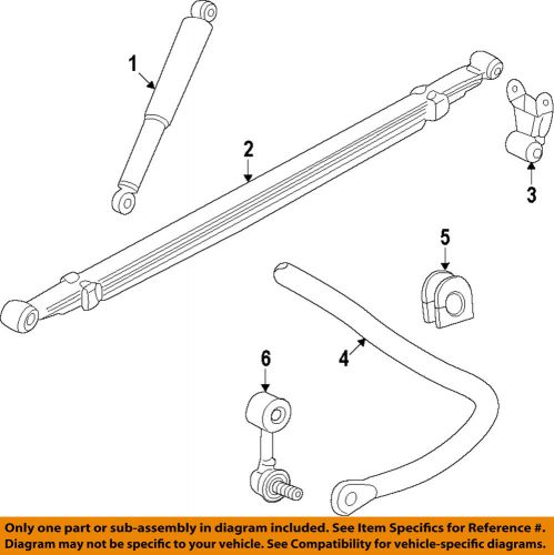 Gm oem rear suspension-shackle 20879125