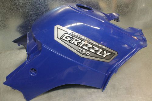 07-14 yamaha grizzly 350 blue irs oem fuel tank cover plastic p/n 5uh-f171a-70