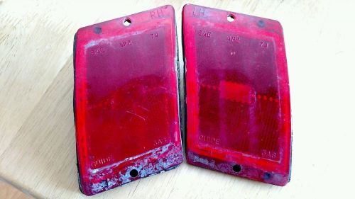 1974-75 cutlass s supreme 442 h/o w30 rear side marker lights