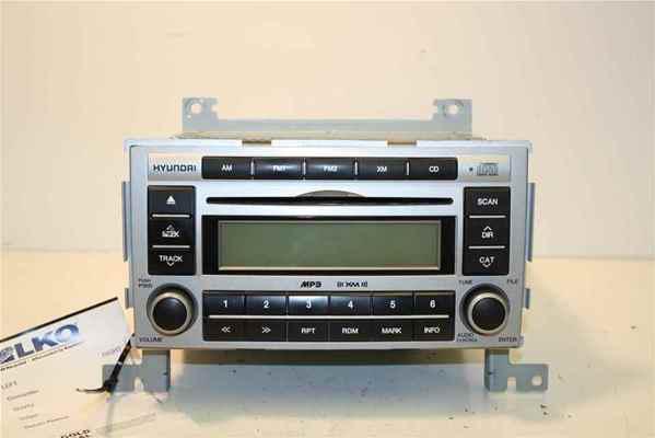 08 hyundai santa fe cd mp3  xm radio oem lkq