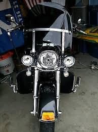 Harley road king18.5&#034; drk tint your summer shield ! 1/8&#034; thick usa polycaronate