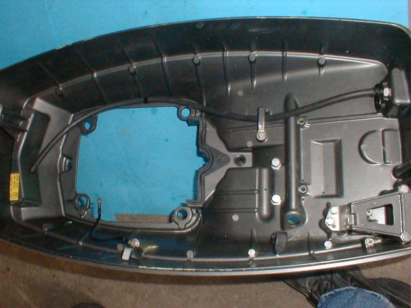 Tohatsu nissan 120hp lower pan cowl 