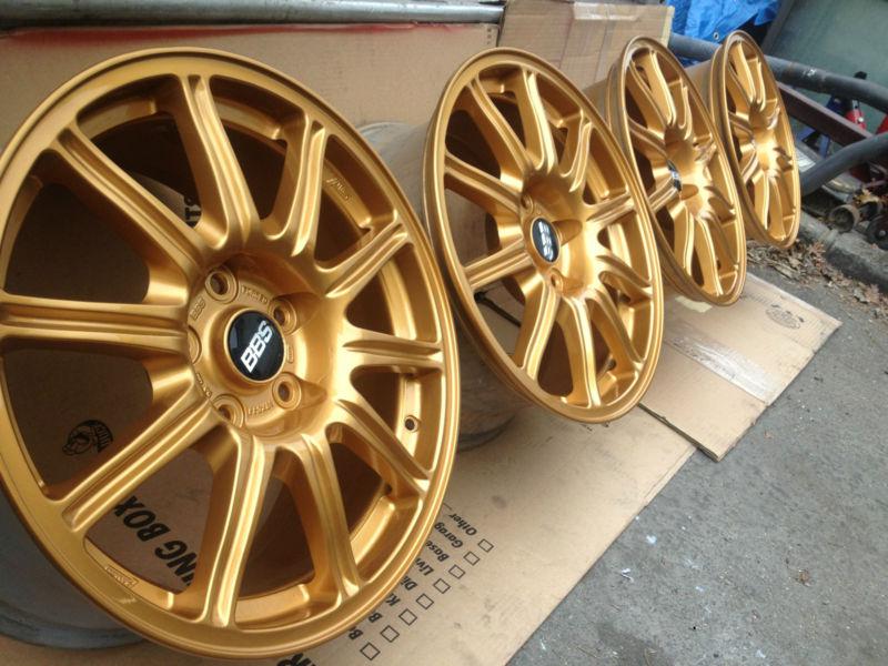 Purchase Subaru Sti Bbs Rims 5x100 New Gold Finish 17x8 In East Meadow