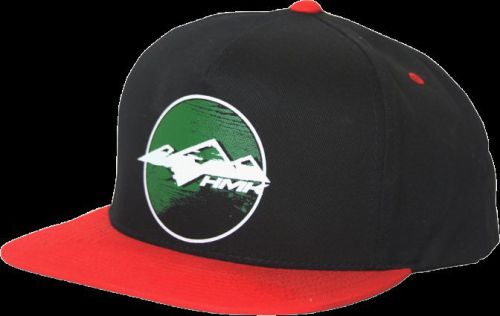 Hmk snapback hat  sunset black/red