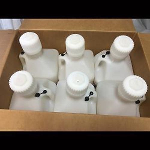 Rjs racing equipment case ( 6 ) 5 gallon utility fuel dump jugs 20000100 white