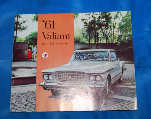 1961 valiant by chrysler sales brochure canadian