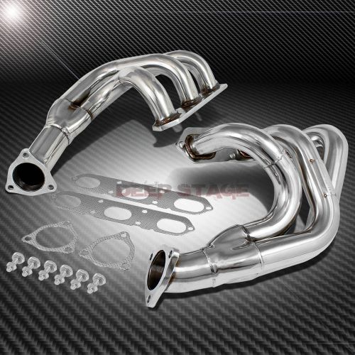 Stainless tubular manifold header exhaust for 99-08 996 porsche 911 carrera h6