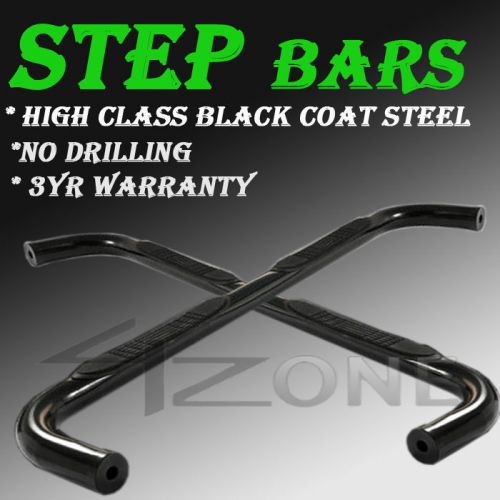 09-11 ford f150 f-150 super crew 4 door black coat step bars running hjz