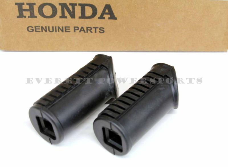 New footpeg rubber set oem genuine honda foot peg rubbers square mount  #a70