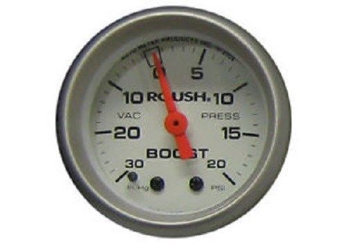 Roush performance auto meter mustang f150 mechanical vacuum boost gauge - white