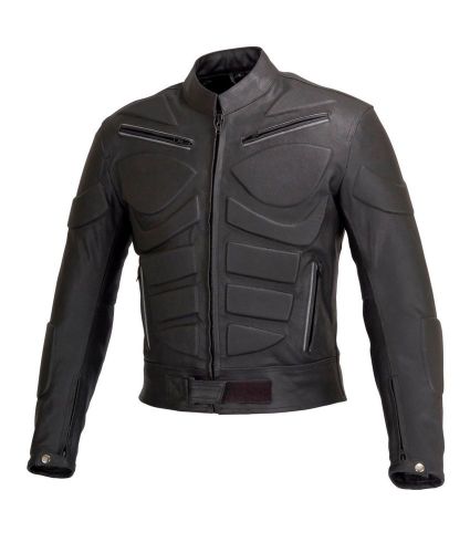 Mens leather jacket armor biker jacket batman coat x men future police coat nice