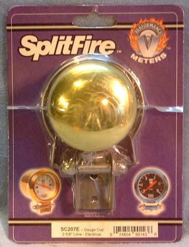 Splitfire 2-5/8 inch electrical gauge cup lime sc207e