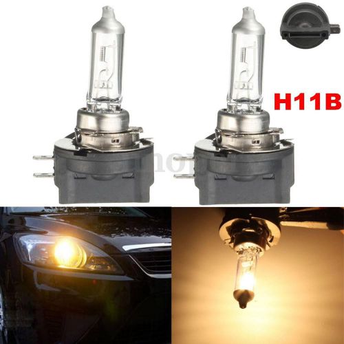 2 x 55w 12v 3000k h11b halogen headlight light lamp clear bulbs replacement